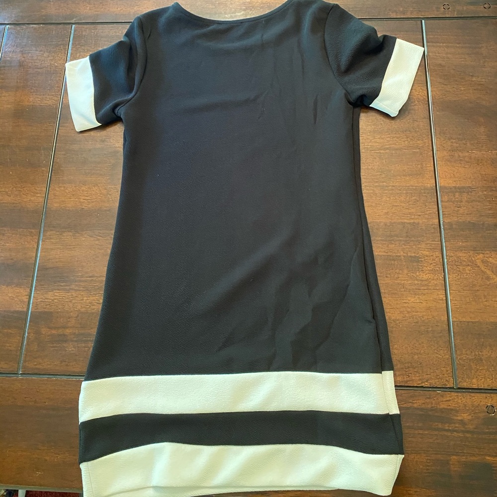 SHEIN black and white dress